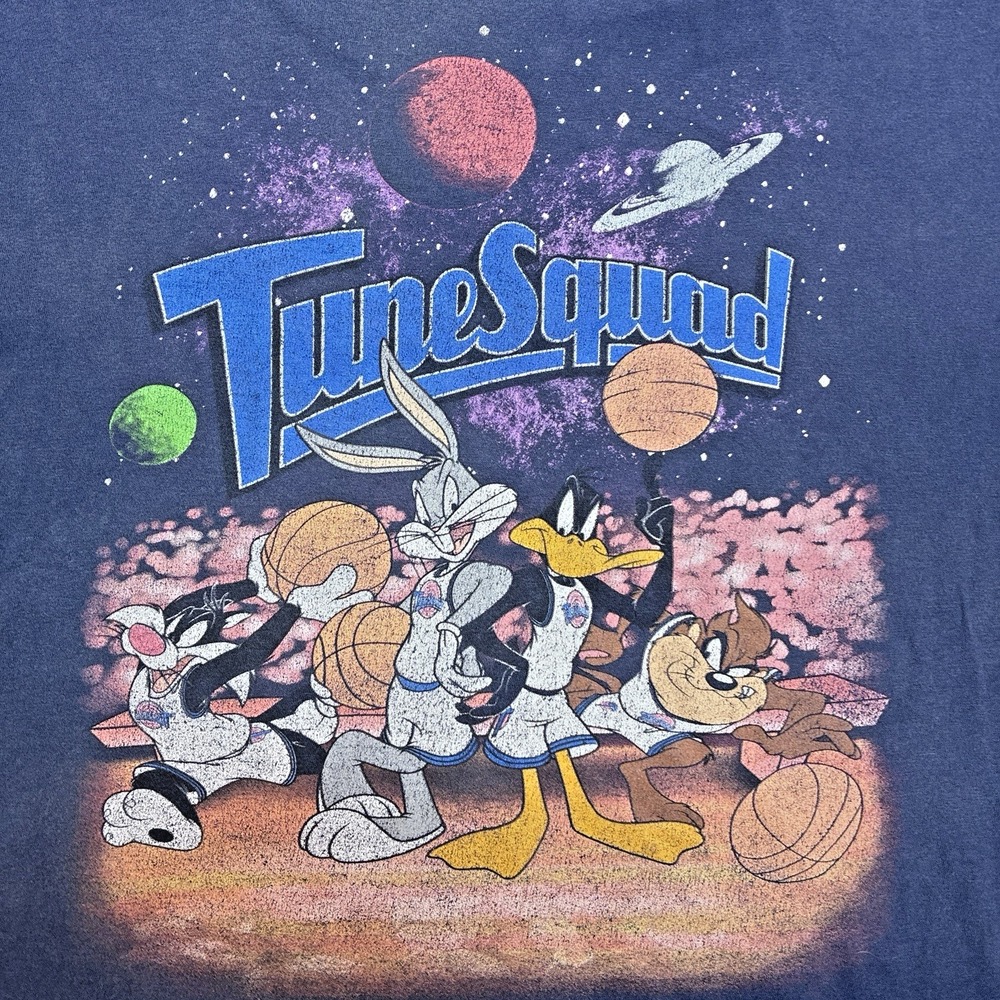 Vintage Space Jam Promo Shirt 1996 tune‎ squad looney tunes Jordan retro Men XL